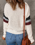 Cecilia Chevron Striped Sweater