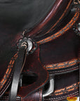 Western Horse Saddle American Leather Ranch Roping Trail Hilason Dark Brown