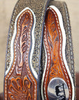 Western Nocona Mens Belt Cowboy Prayer Concho Dark Chocolate 32-46 Ines