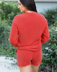 MERRY Long Sleeve Top and Shorts Set