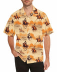 Western Grunge Men's Western Camp Shirt