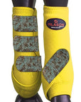 HILASON L M S Horse Rear Hind Leg Sport Boots Printed Hind Rear Leg Boots