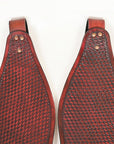 Hilason Hand Tool Leather Saddle Replacement Fender Pair Hobble Strap
