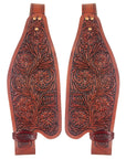 Hilason Leather Saddle Replacement Fender Pair With Hobble Strap Adult