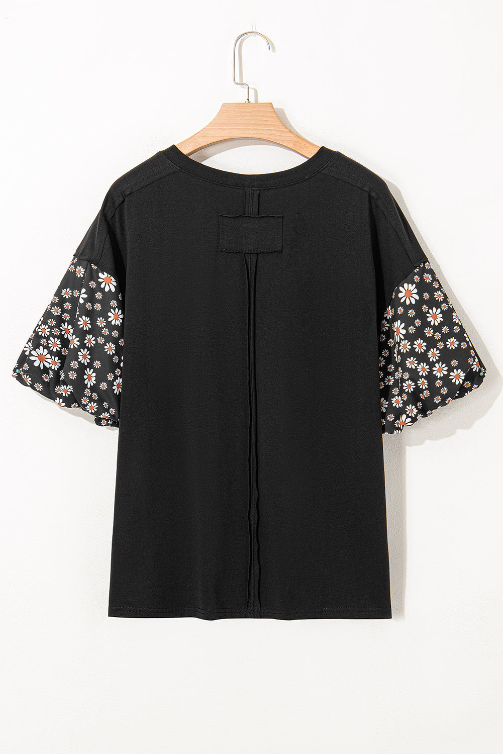 Aileen Floral Puff Sleeve Oversized Top