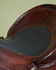 Western Horse Saddle American Leather Wade Ranch Roping Dark Brown Hilason