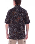 Men's S/s Night Sky Batik Shirt - 5266