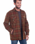 Sherpa Lined Corduroy Shirt/jacket - 5290