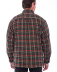 Sherpa Lined Flannel Shirt/jacket - 5291