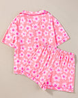 Floral Top and Shorts Pajama Set