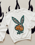 Zebra Bunny TEE or CREWNECK