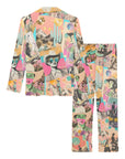 Baha Ranch Retro Pop Western Collage Pajama Set
