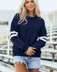 Taylor Striped Oversized Sweatshirt