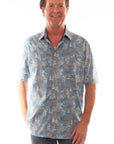 S/s Palm Trees & Sail Boats Shirt - 5312