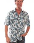 S/s Palm Trees Shirt - 5316