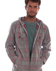 Unlined Corduroy Hoodie - 5329