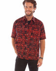 Batik Tribal Pattern Shirt - 5348