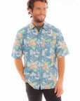 Hawaiian Coconut Girl & Flowers - 5349