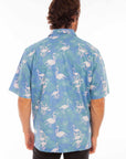 Hawaiian Flamingos & Leaves - 5350