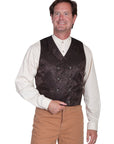 Floral Silk Double Breasted Vest - 535344X
