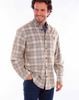 Corduroy Plaid Shirt - 5358