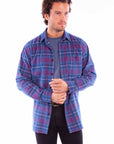 Corduroy Plaid Shirt - 5360