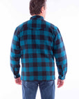 Basket Weave Check Shirt-jacket - 5365