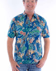S/s Cocktails & Skulls Shirt - 5372