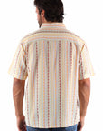 Short Sleeve Diamond Stripe Shirt - 5383
