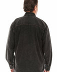 Long Sleeve Distressed Button Up - 5391