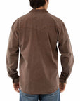 L/s Button Front W/contrast Stitch - 5392