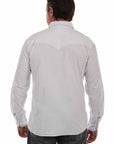 L/s Button Front W/contrast Stitch - 5392