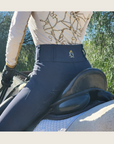 Navy Silicone Grip Breeches with Belt Loops