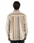 L/s Stripe Shirt Western Yokes/snaps - 5407