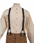 1" Leather Suspenders 48" Long - 540765
