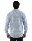 L/s Plaid Shirt W/western Yokes/snap - 5408
