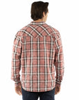 L/s Plaid Shirt W/western Yokes/snap - 5408