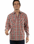 L/s Plaid Shirt W/western Yokes/snap - 5408