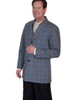 Plaid Town Coat - 541489