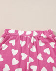 Valentine Heart Top and Shorts Set