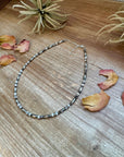 White Buffalo Torpedo choker Sterling Silver Pearls