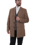 Plaid Town Coat - 541689