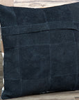 Western Cowhide Leather Hair On Patchwork Cushion Pillow Cover