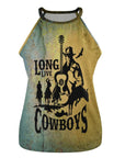 Cowboys Print Women's Western Tank Top