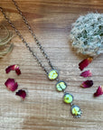 4 Stones Palomino turquoise necklace lariat