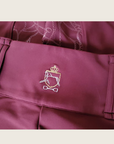 Burgundy Silicone Grip Breeches with Belt Loops