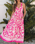 Alicia Floral Backless Maxi Dress