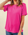 Plain Crew Neck Tee