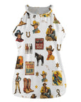 Vintage Cowboy Collage Western Tank Top