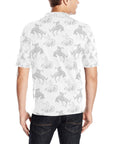Shadow Bronc Men's Western Polo Shirt